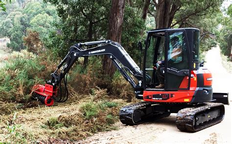 what size mini excavator for land clearing|forestry head for mini excavator.